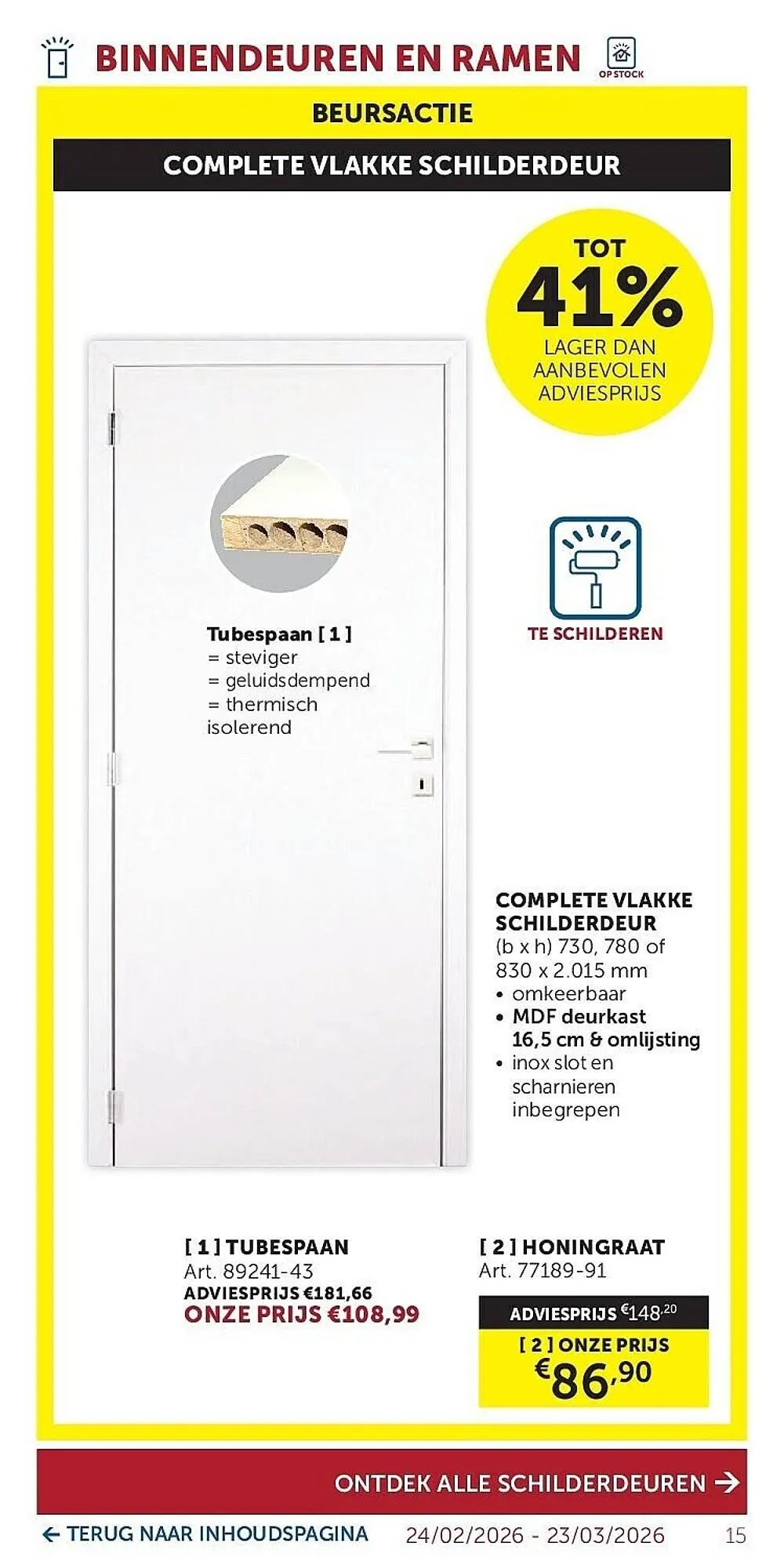 Zelfbouwmarkt folder van 24 februari tot 23 maart 2026 - folder pagina 15