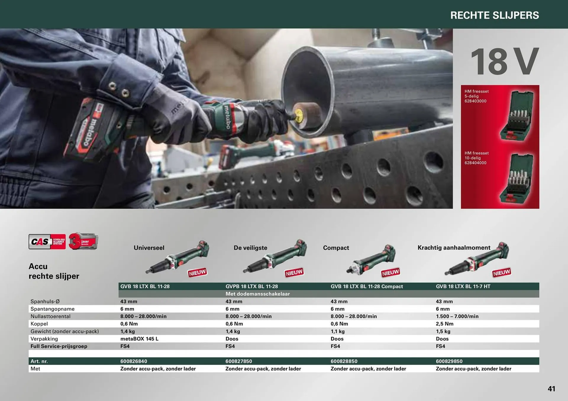 Metabo folder van 7 maart tot 31 december 2024 - folder pagina 41