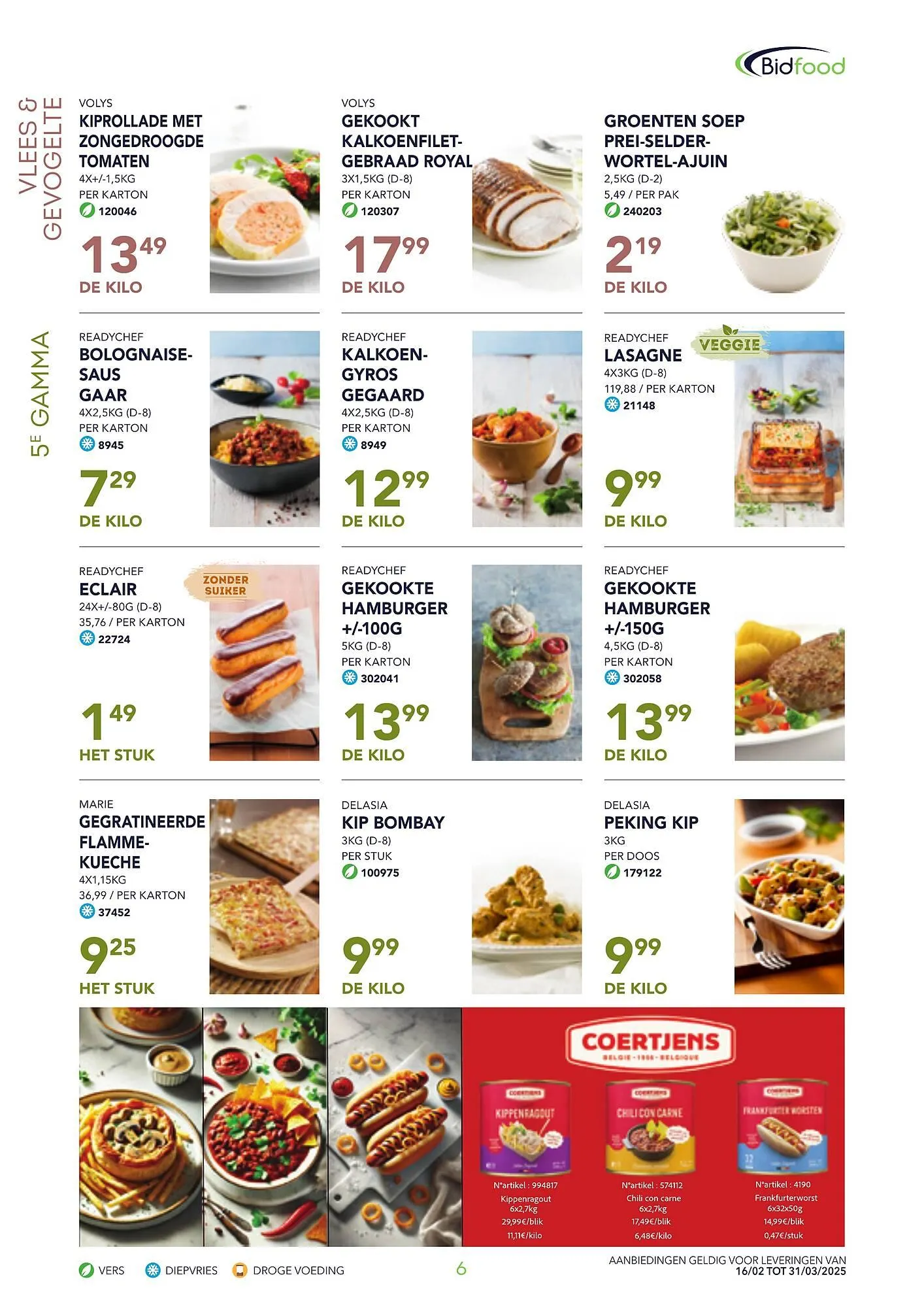 Bidfood folder van 16 februari tot 31 maart 2025 - folder pagina 6
