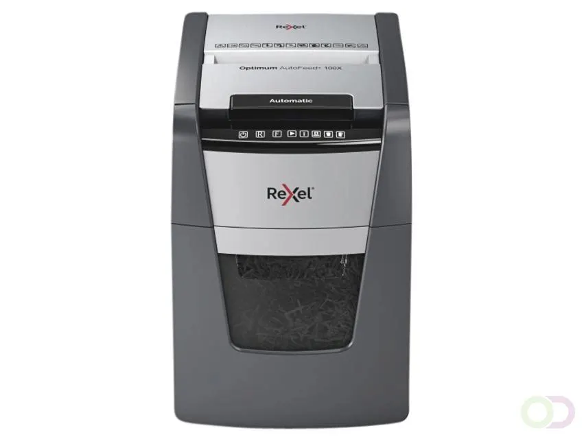 Papiervernietiger Rexel Optimum Auto 100X P4 snippers 4x28mm
