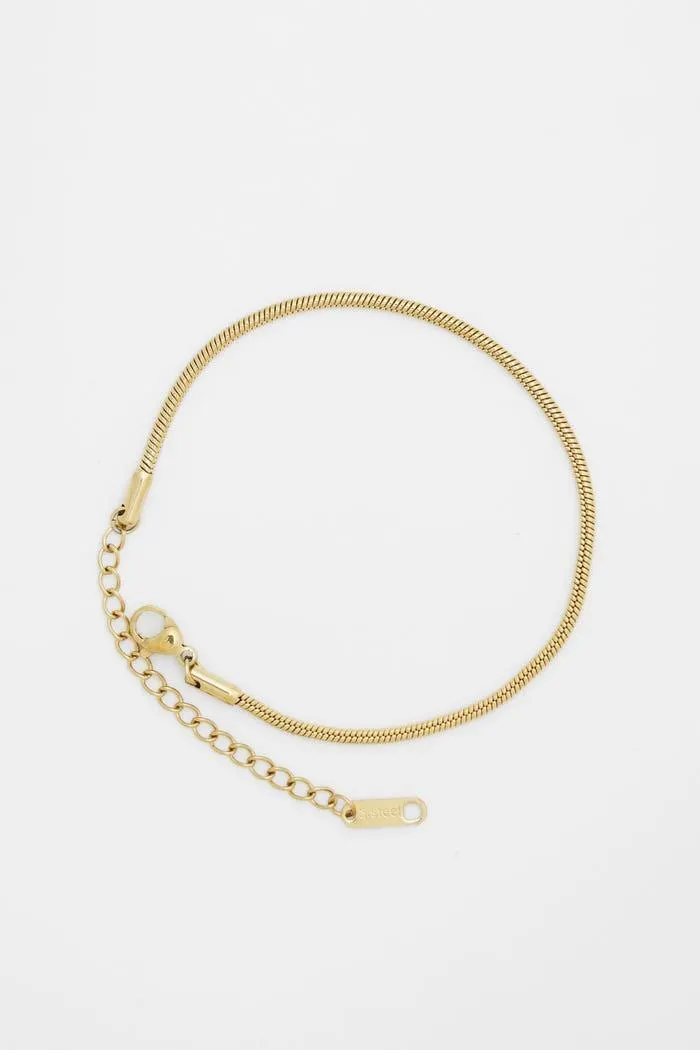 Schakelarmband stainless steel - 16cm