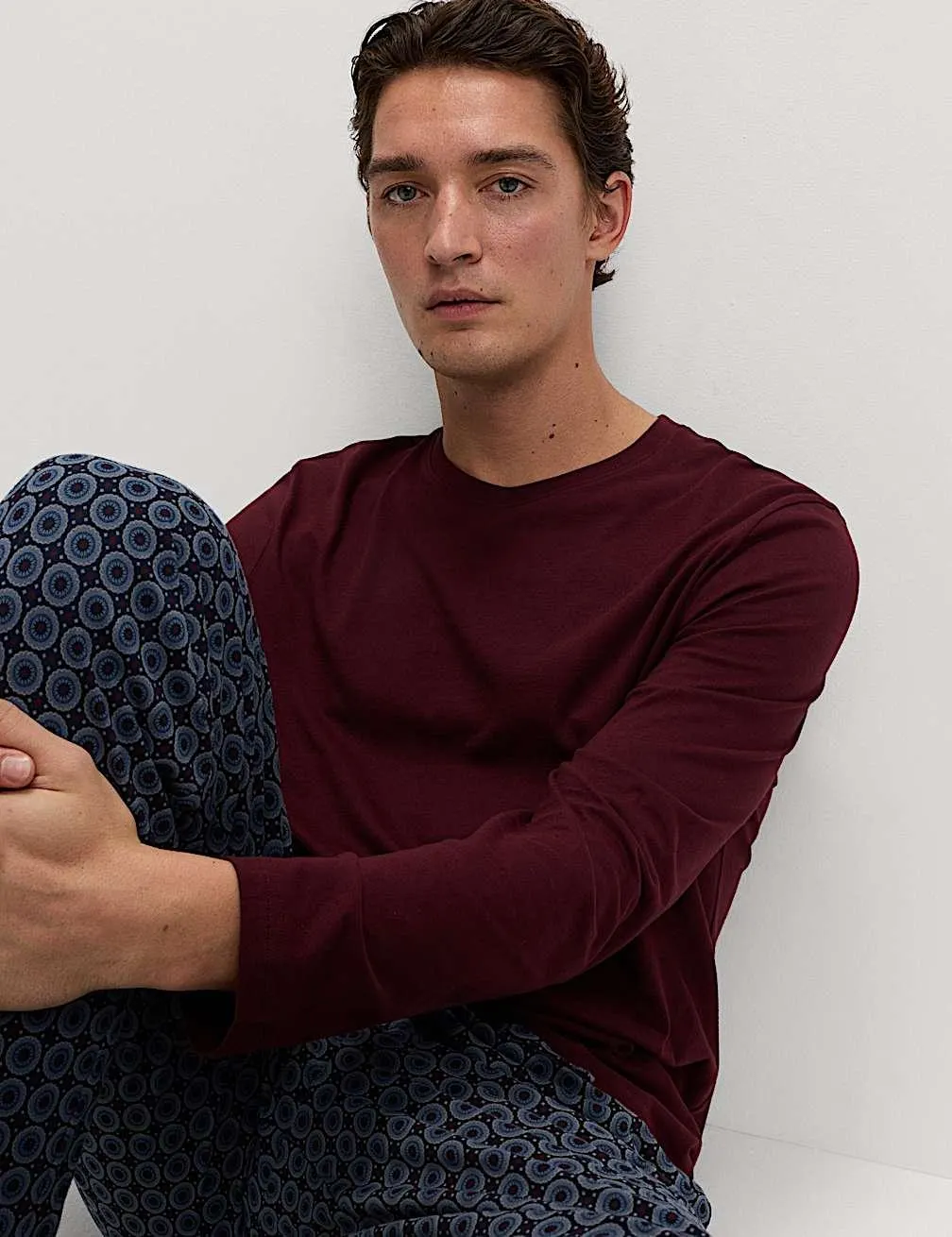 Pure Cotton Geometric Print Pyjama Set