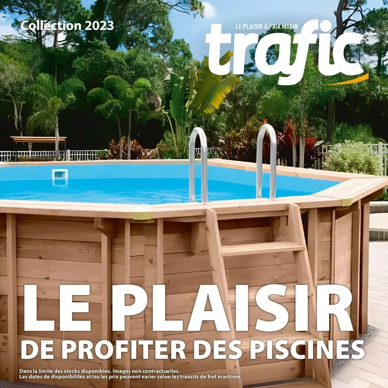 Trafic folder / publicité - Piscines van 1 januari tot 31 december 2023 - folder pagina 1