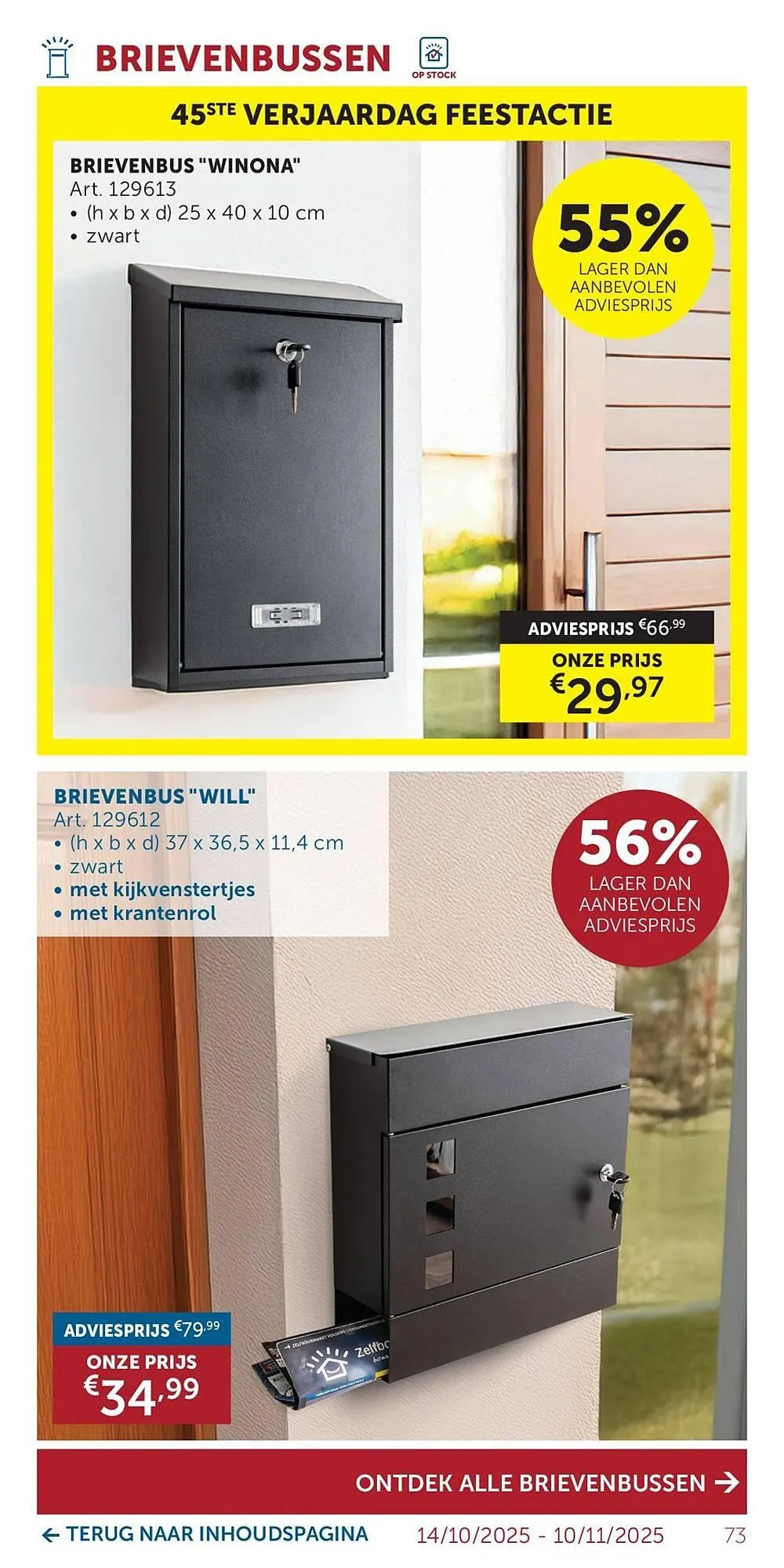 Zelfbouwmarkt folder van 14 oktober tot 10 november 2025 - folder pagina 73