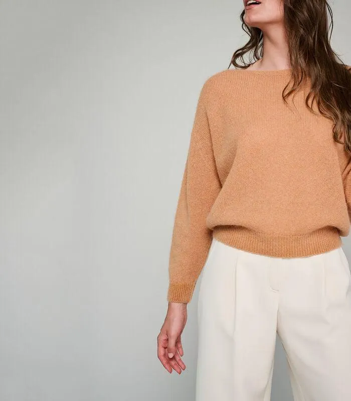 Vlotte lichtbruine pull