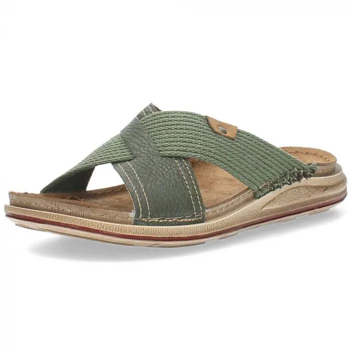 Khaki slippers