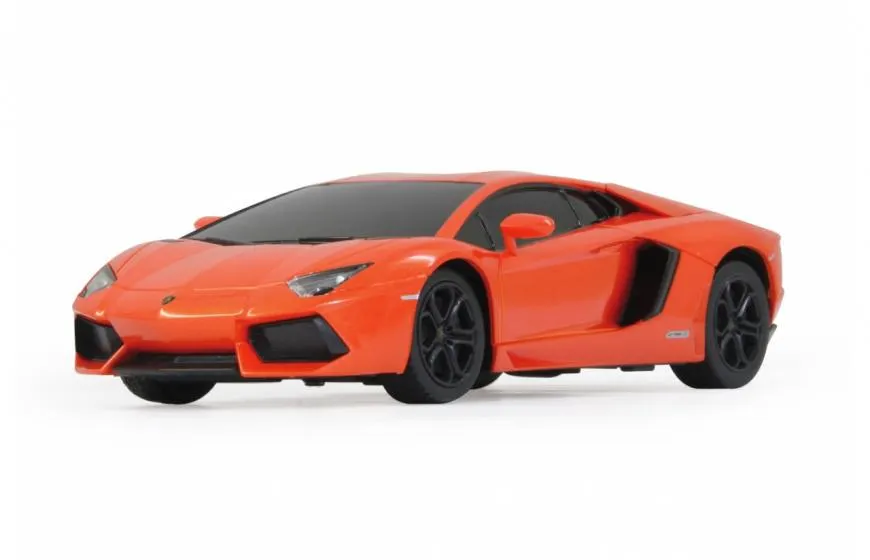 Rastar RC Lamborghini Aventador jongens 27 MHz 1:24 oranje