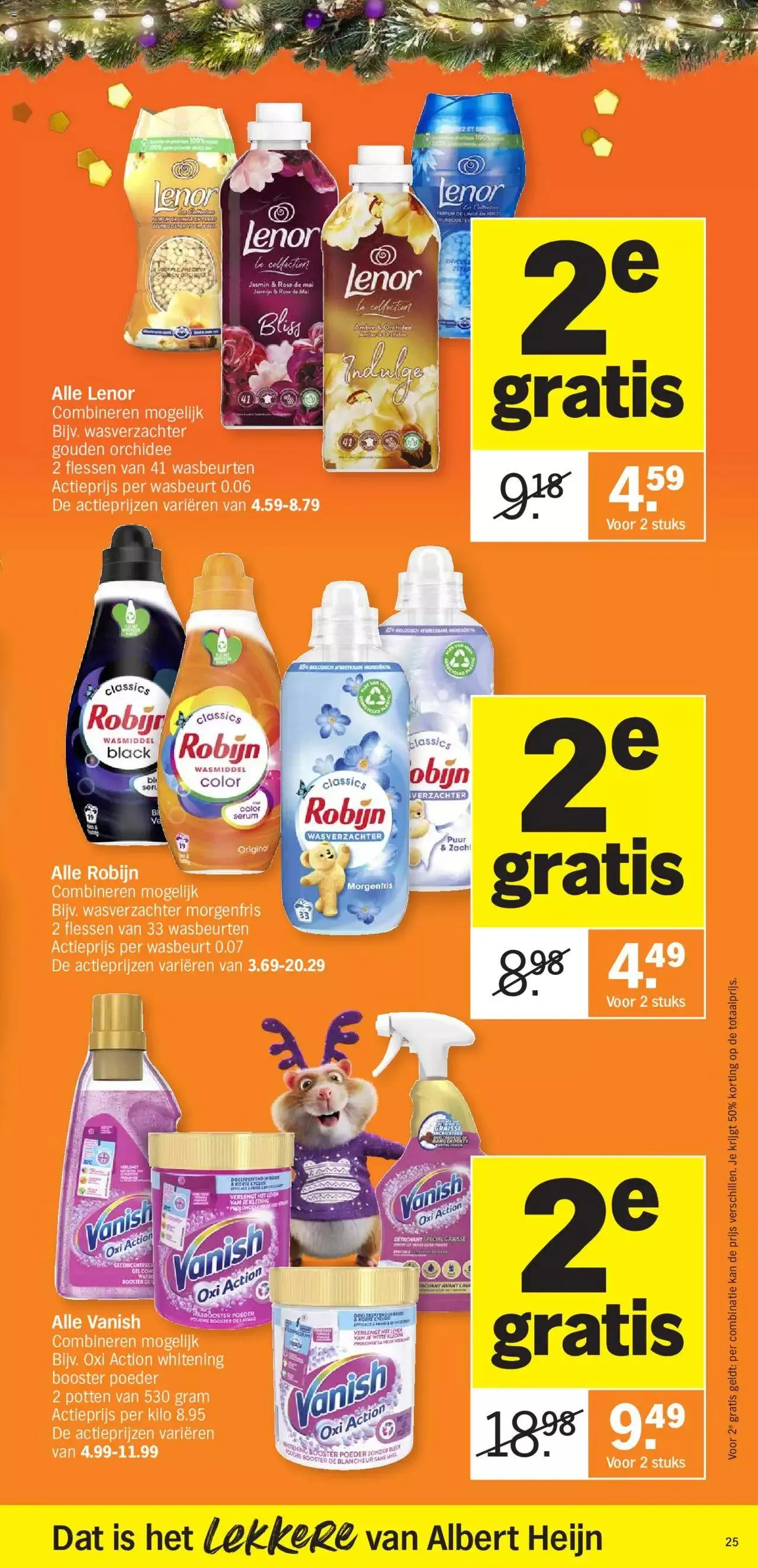 Albert Heijn folder week / de la semaine 50 van 17 december tot 31 december 2023 - folder pagina 25