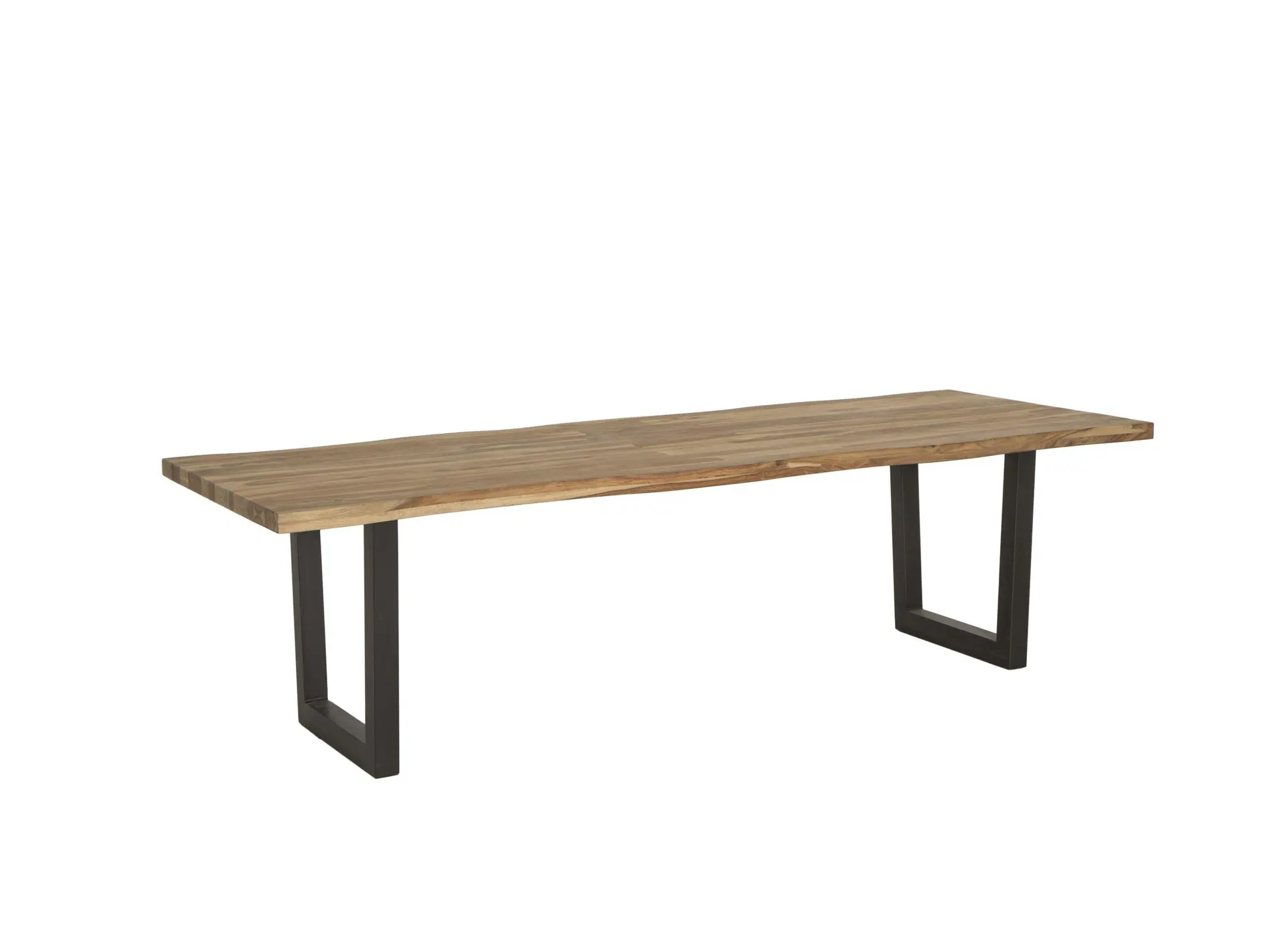 Boomstamtafel Scarface 240x110cm - sheesham massief - naturel