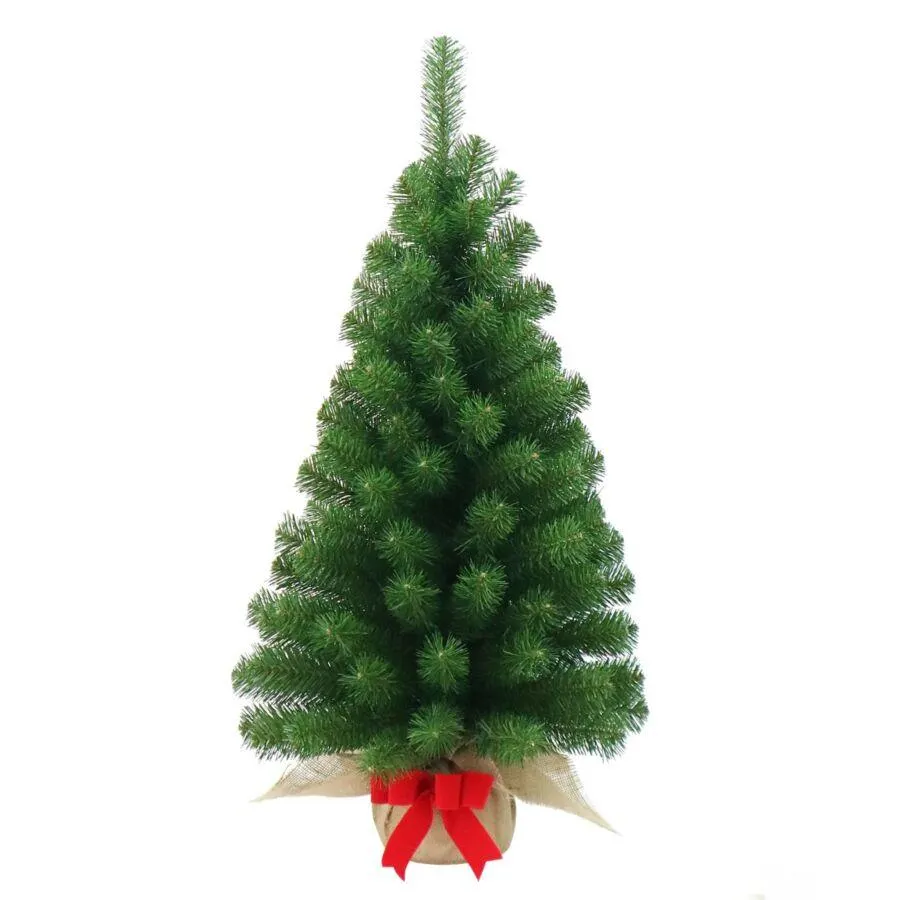 National Tree Company 31NNBB3BP Noble Table Tree Burlap & Red Bow 91 cm