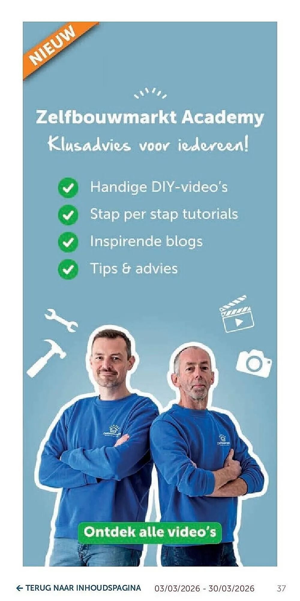 Zelfbouwmarkt folder van 3 maart tot 30 maart 2026 - folder pagina 37