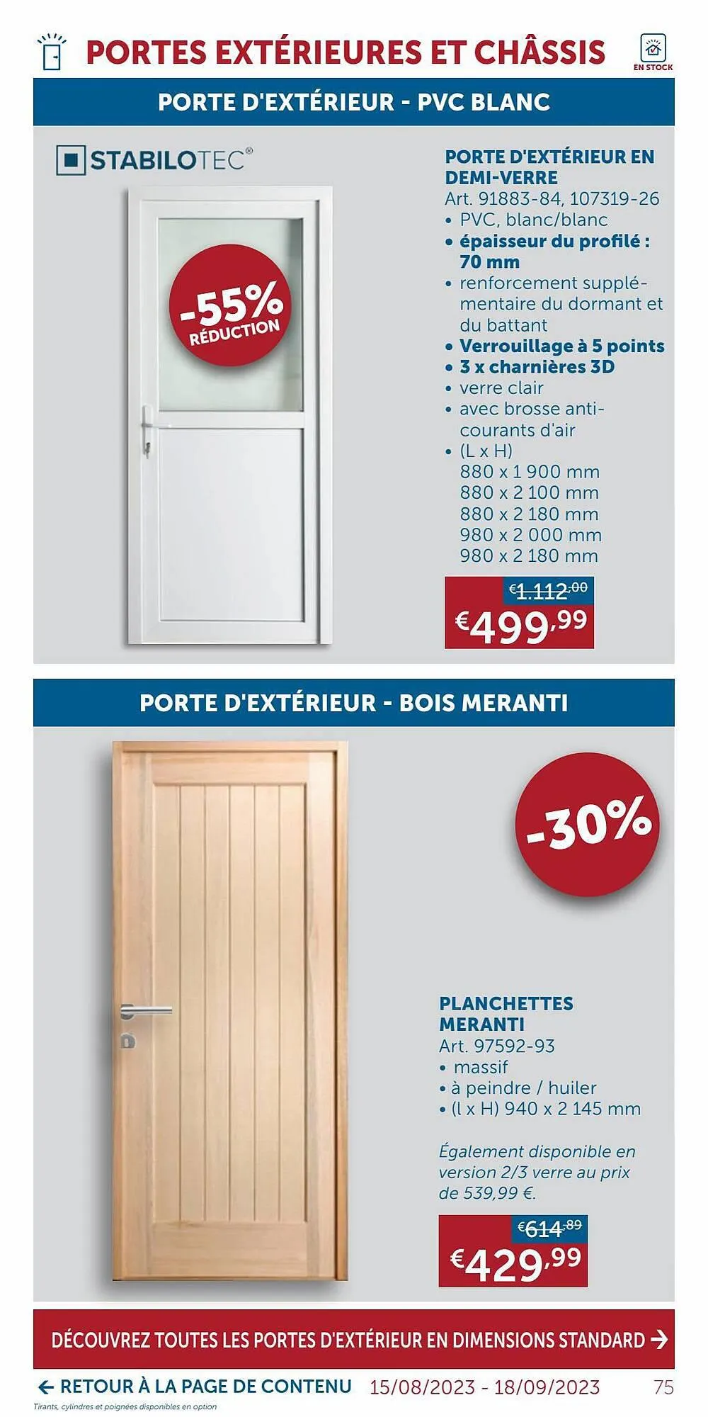 Zelfbouwmarkt folder van 19 september tot 16 oktober 2023 - folder pagina 75