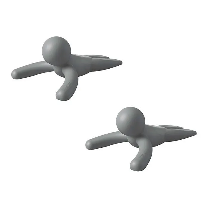 Umbra Buddy Deurstopper Charcoal - 2 stuks
