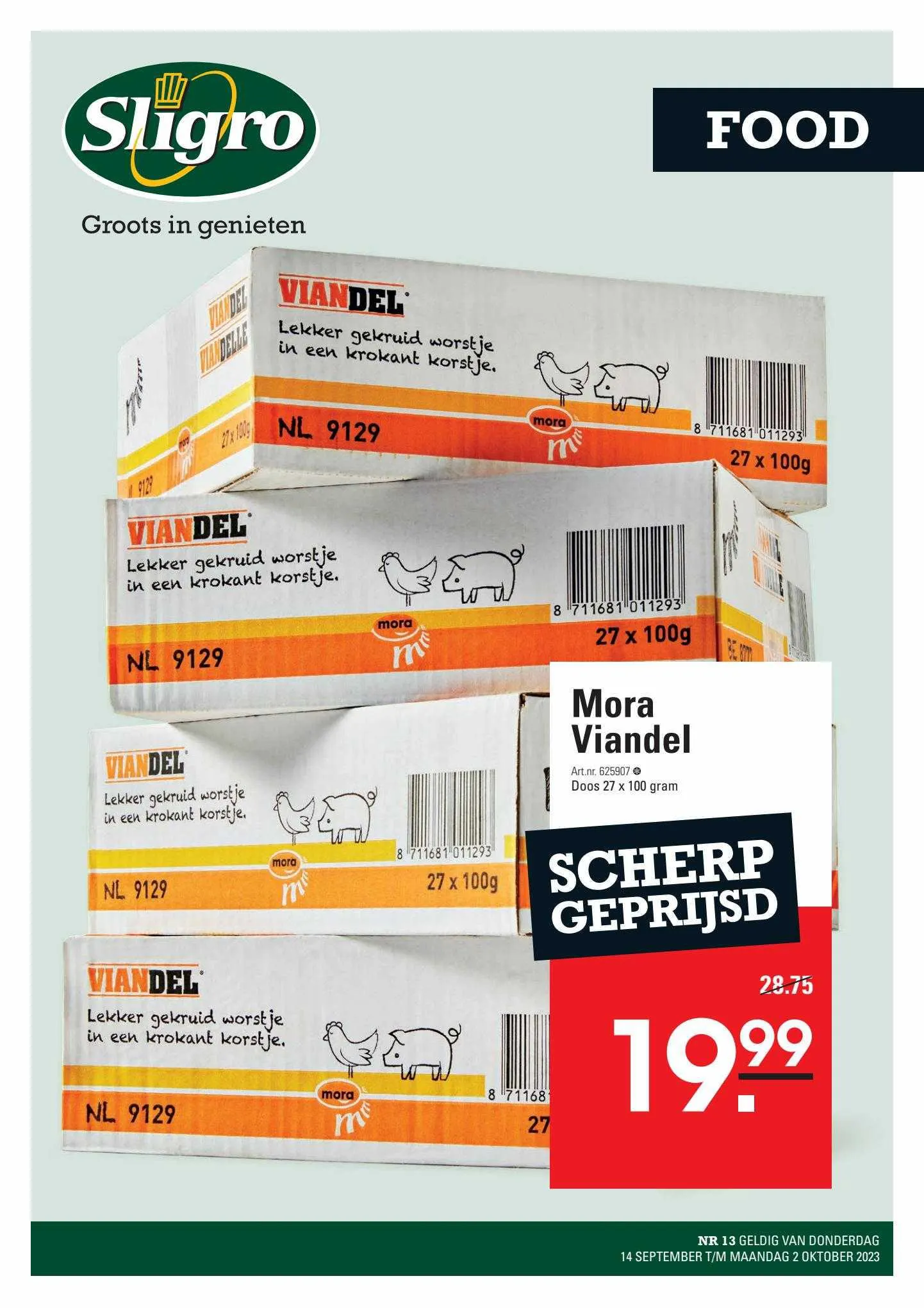 Sligro Folder van 12 september tot 31 december 2023 - folder pagina 1