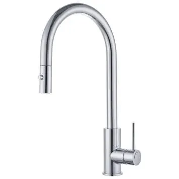 Atlantic keukenkraan Colin chroom uittrekbaar