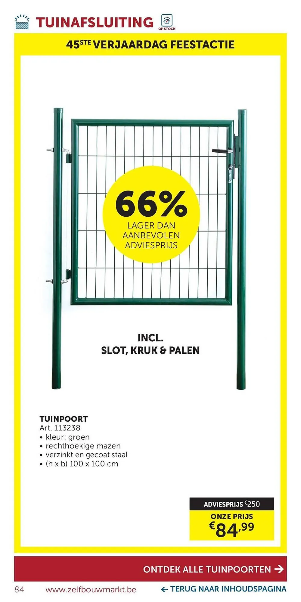 Zelfbouwmarkt folder van 14 oktober tot 10 november 2025 - folder pagina 84