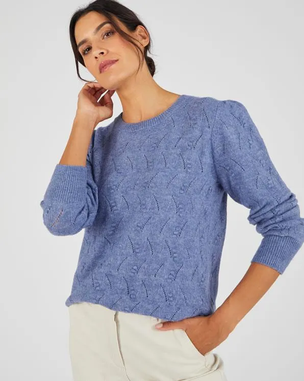 Zachte trui met gebreide details Thermolactyl