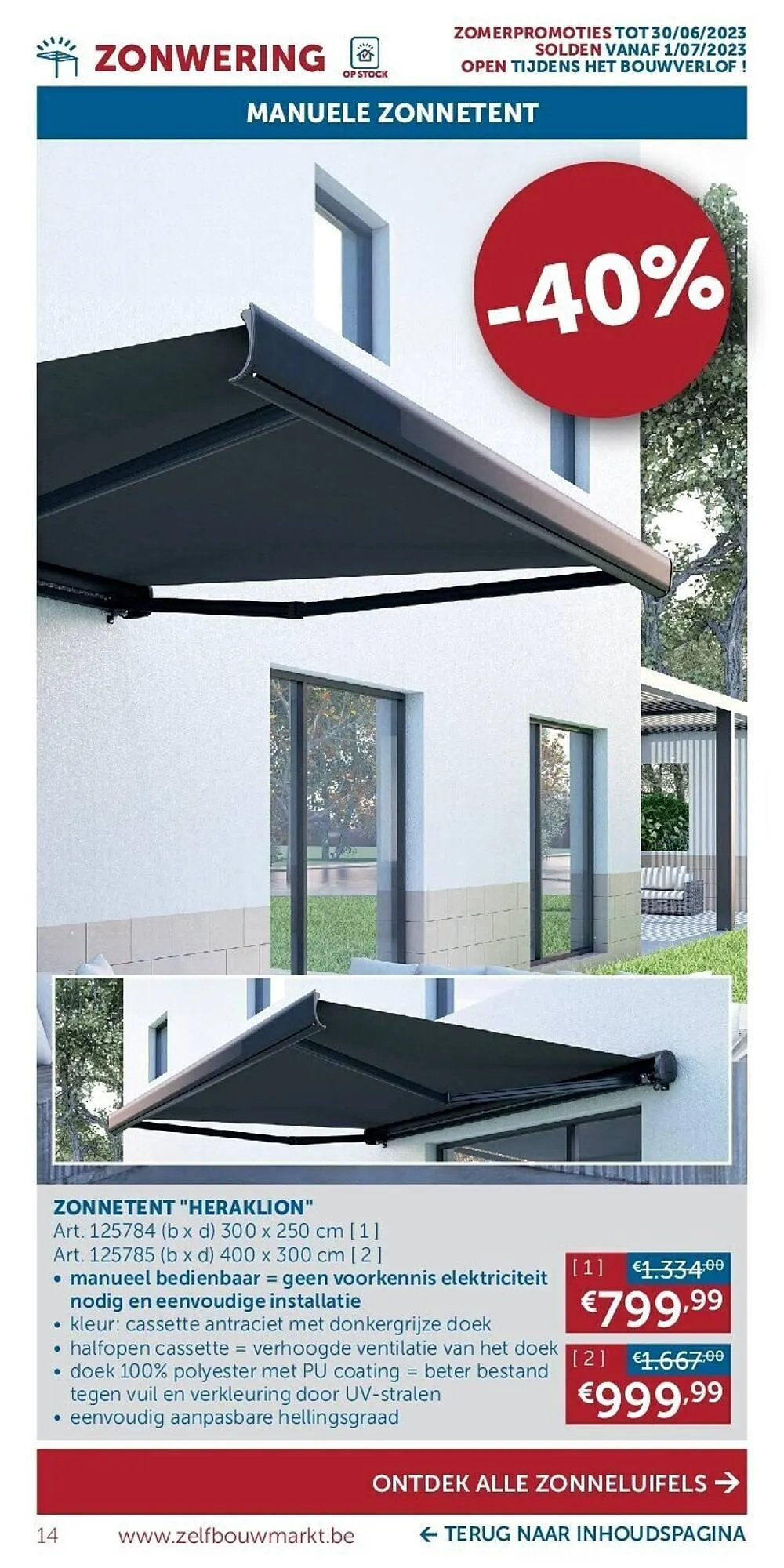 Zelfbouwmarkt folder van 20 juni tot 17 juli 2023 - folder pagina 14