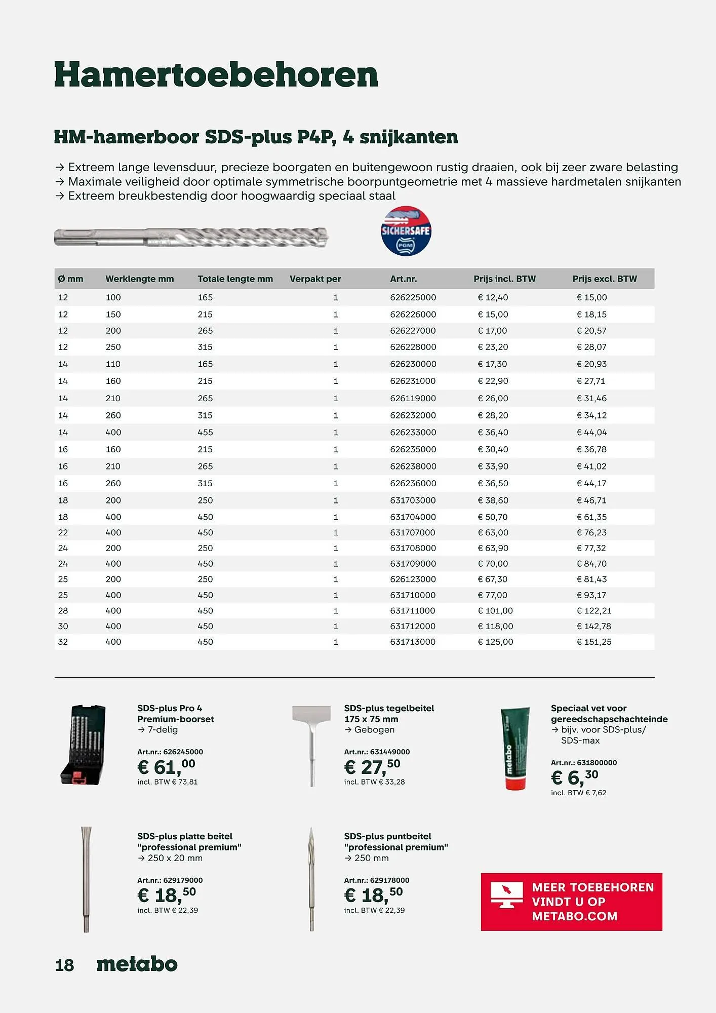 Metabo folder van 17 september tot 31 maart 2026 - folder pagina 18