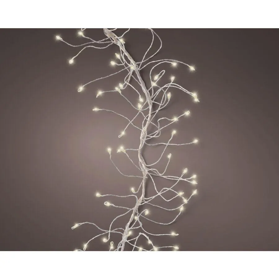 Micro LED Cluster Outdoor Zilver Warm Witte Verlichting