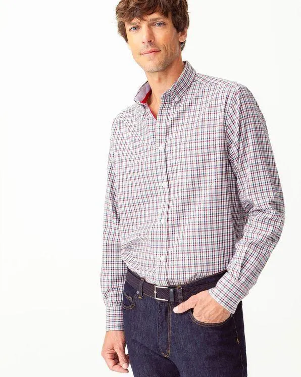 Hemd micro-ruitjes Thermolactyl