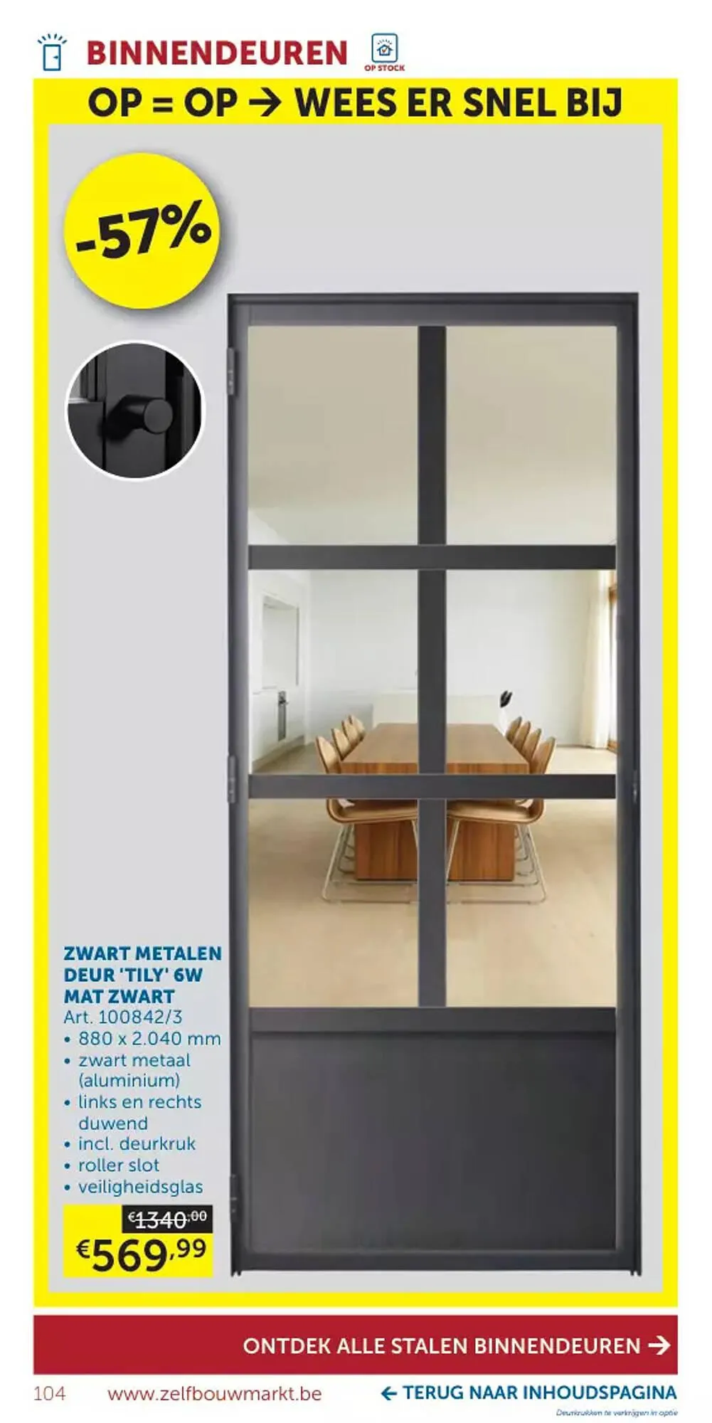 Zelfbouwmarkt folder van 18 juli tot 14 augustus 2023 - folder pagina 104