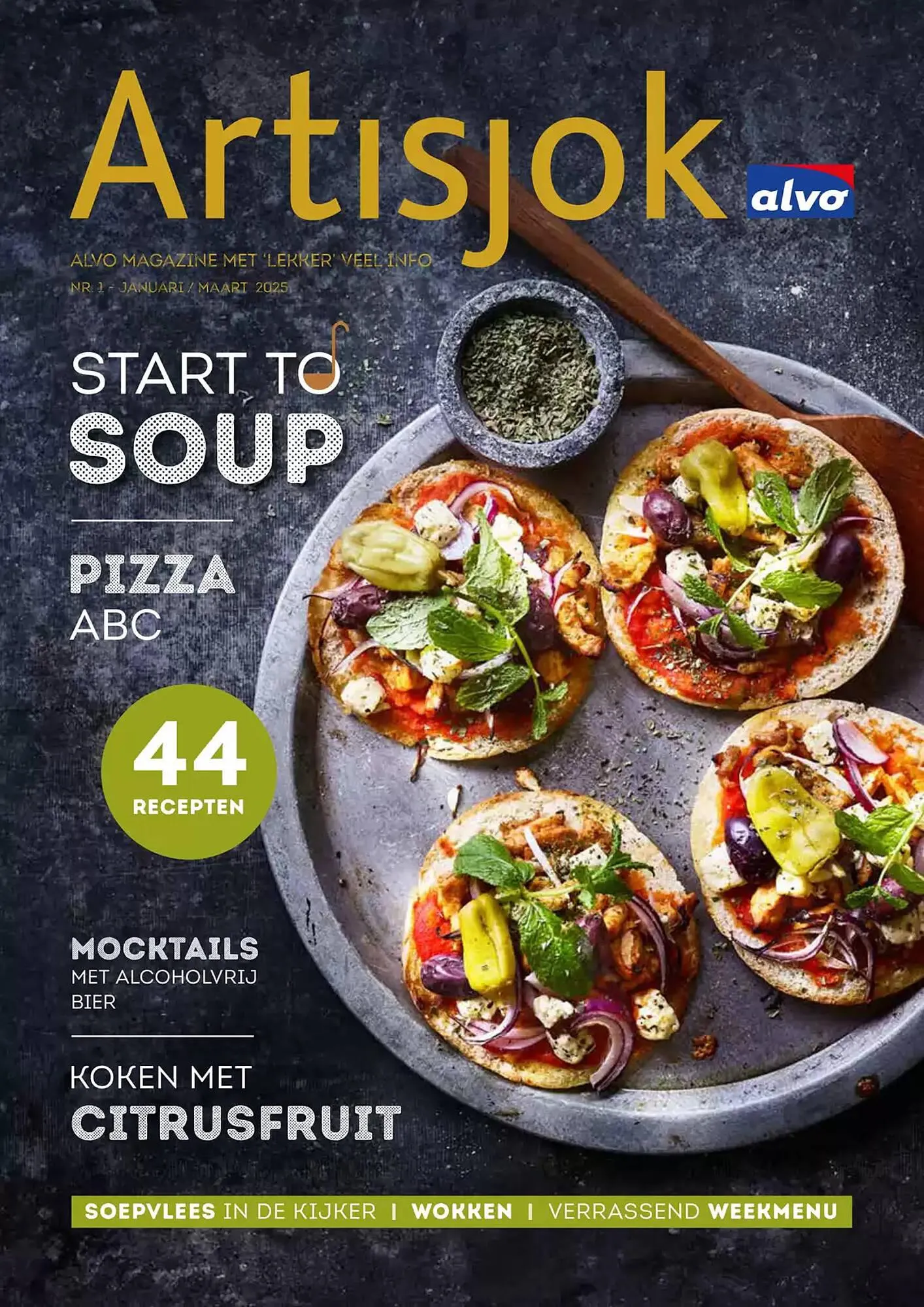 Alvo folder van 14 januari tot 31 maart 2025 - folder pagina 1