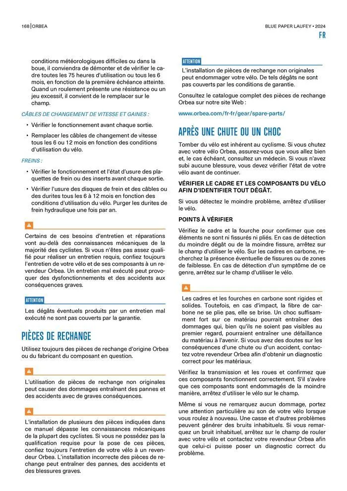 BLUE PAPER LAUFEY 2024 van 25 oktober tot 25 oktober 2024 - folder pagina 168