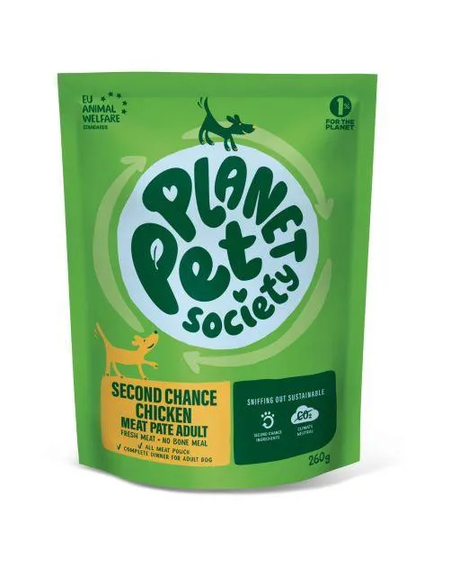 Planet Pet Society Dog Pouch Second Chance Adult - Hondenvoer - Kip 260 g