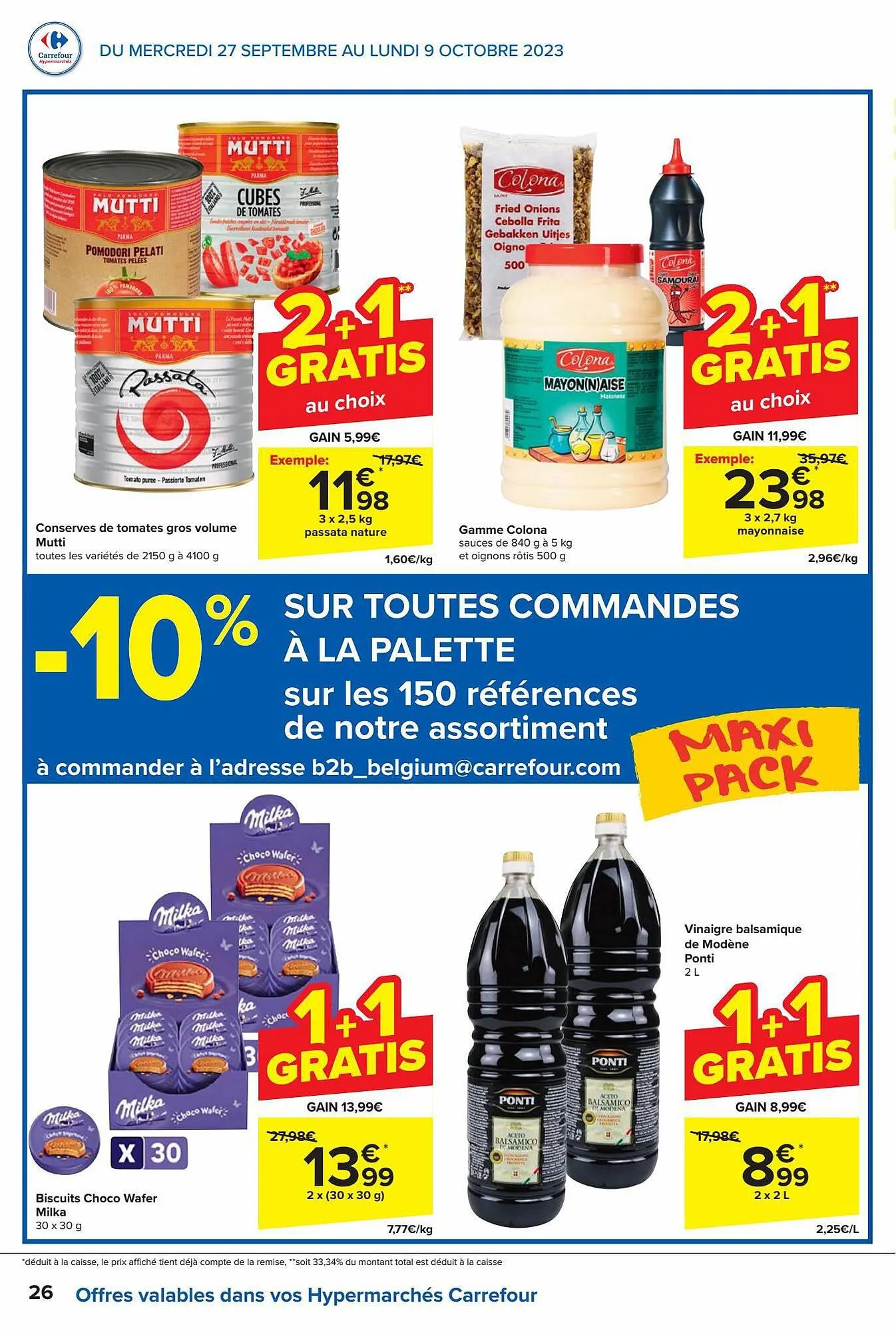 Carrefour Express Folder van 27 september tot 28 september 2023 - folder pagina 26