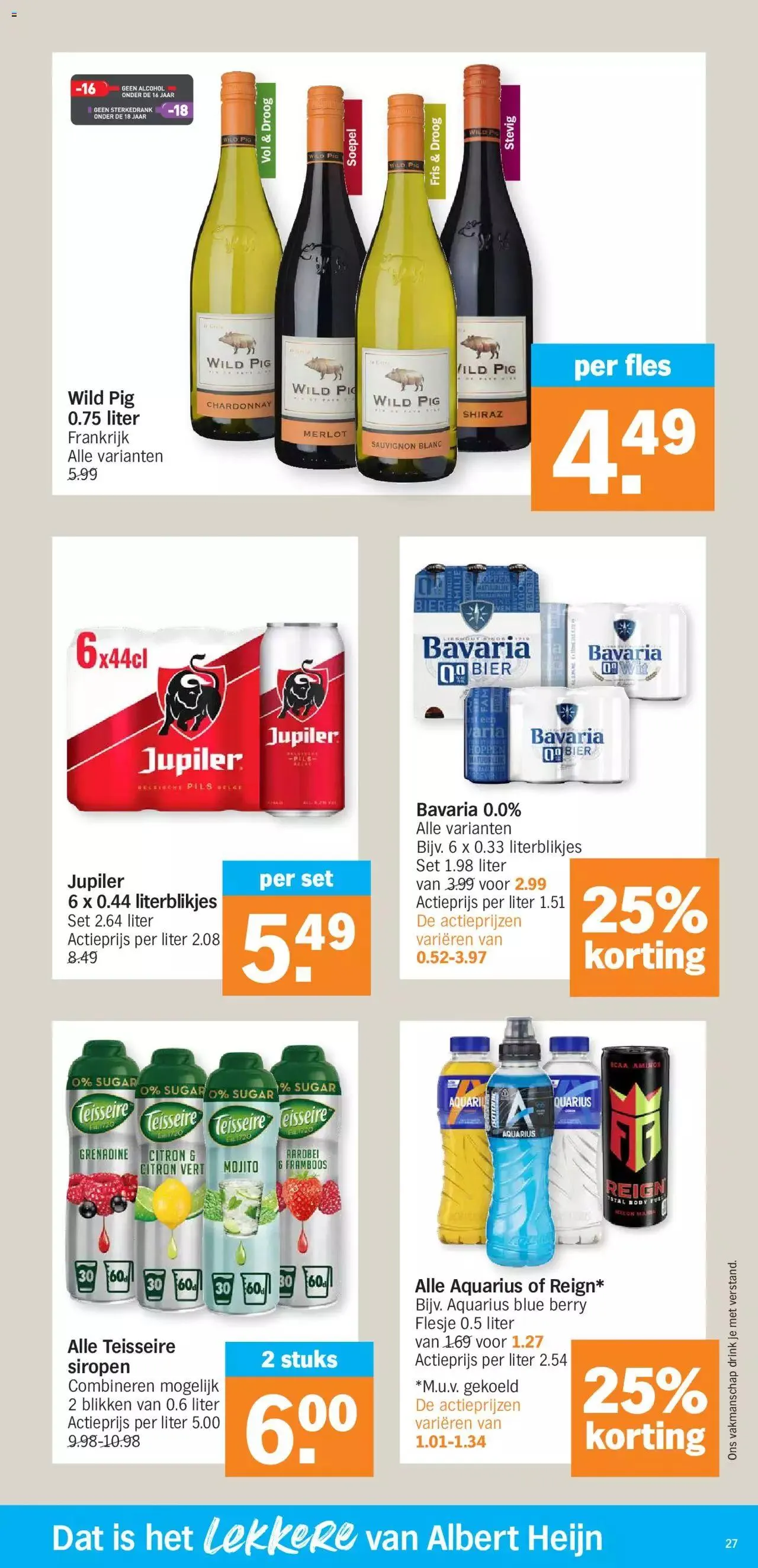 Albert Heijn folder week / de la semaine 19 van 14 mei tot 31 december 2023 - folder pagina 27