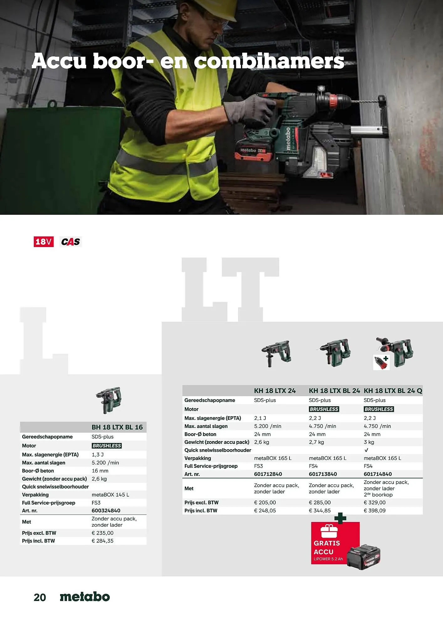 Metabo folder van 17 september tot 31 maart 2026 - folder pagina 20