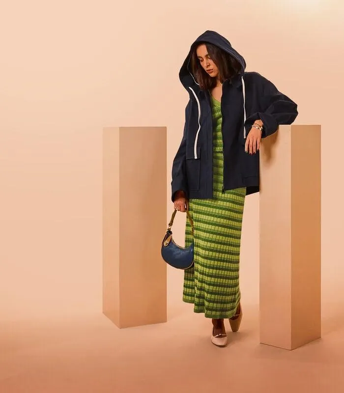 Oversized jack met capuchon