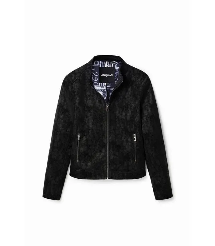 Damesjack van suède Biker