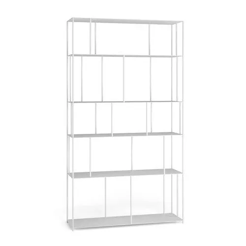 Bibliothèque métal acier Parallel, grande largeur