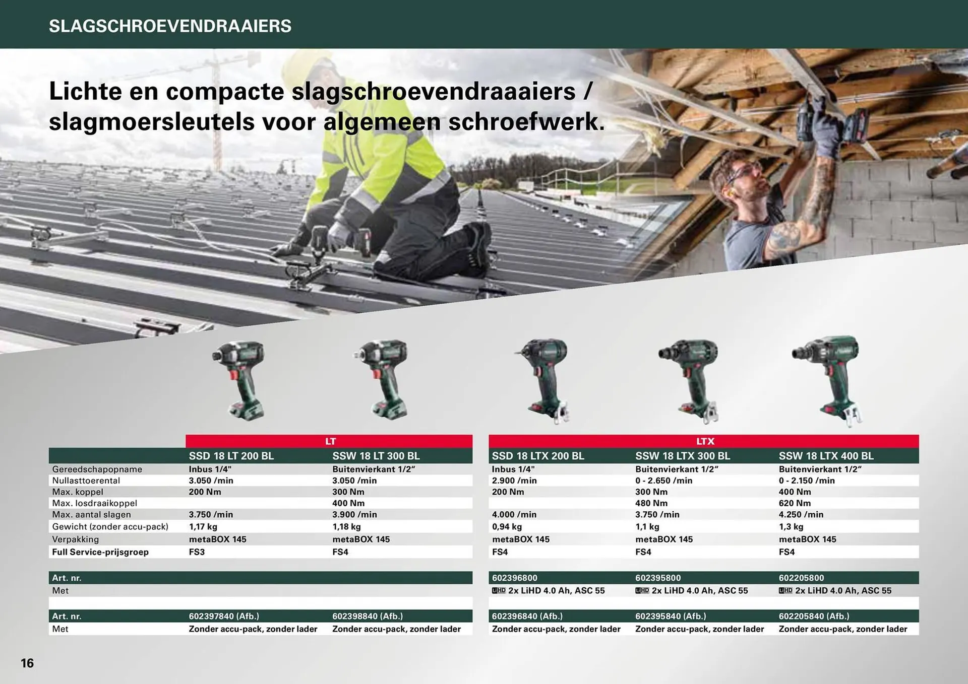 Metabo folder van 7 maart tot 31 december 2024 - folder pagina 16