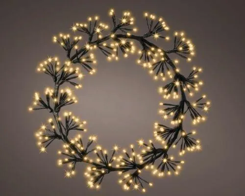 Lumineo 494410 Led Frame Light Metaal Wreath Flashing Effect Buiten - Ø48 cm