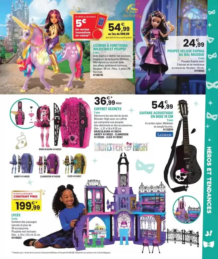 Jouez À L'infin van 29 oktober tot 5 december 2024 - folder pagina 191