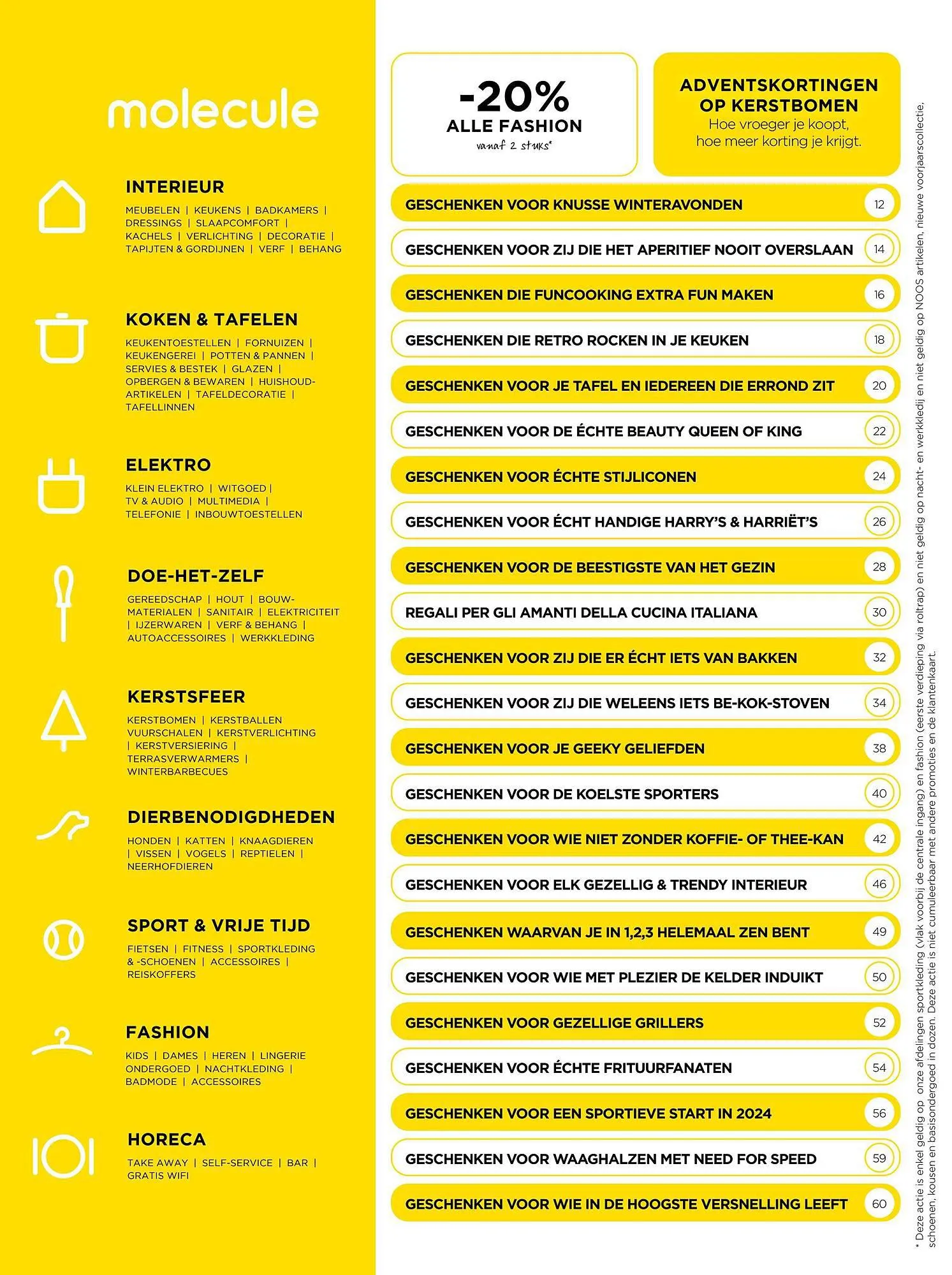 Molecule folder van 30 november tot 6 december 2023 - folder pagina 2
