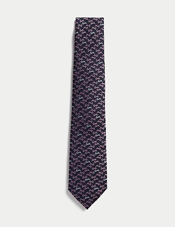 Rabbit Pure Silk Tie
