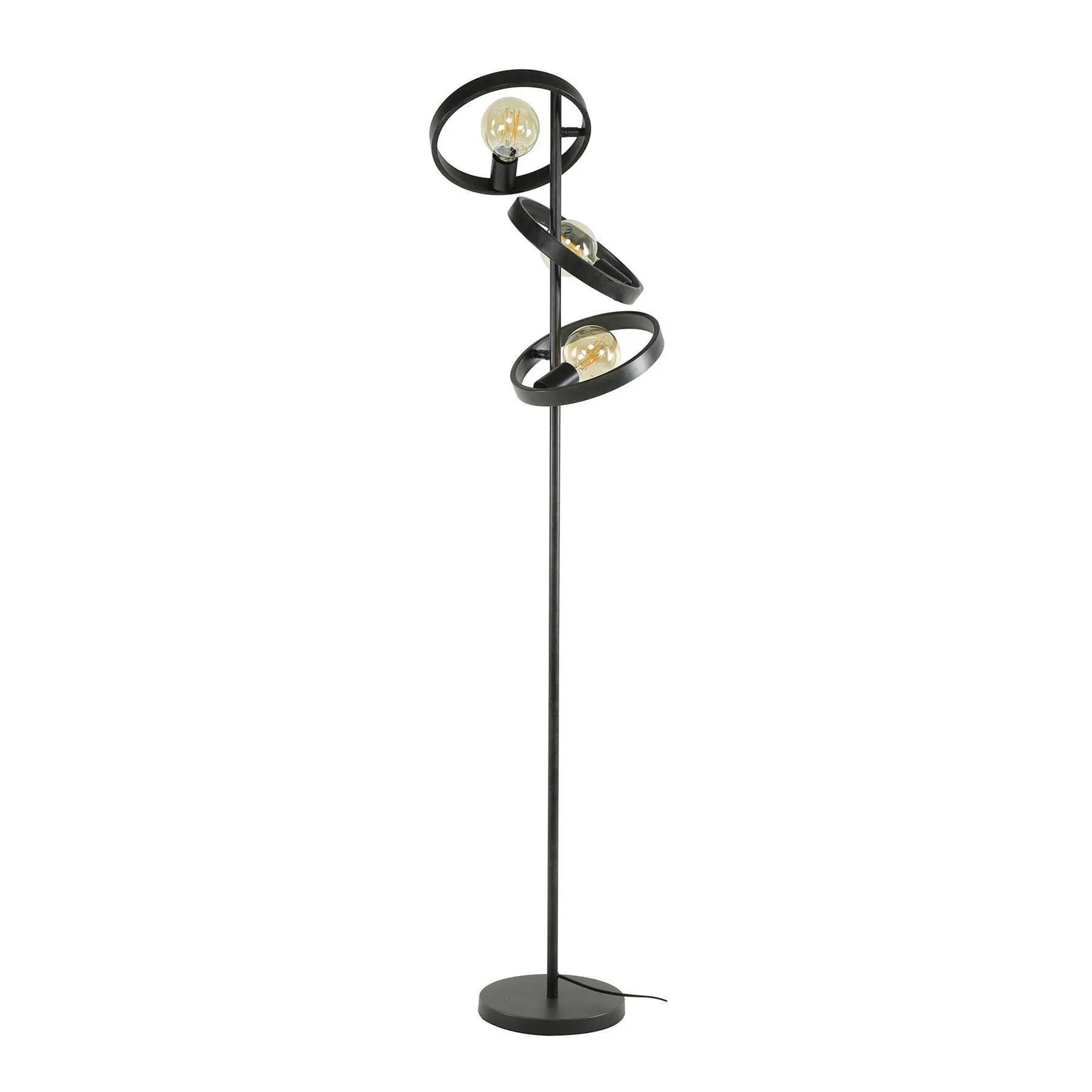 MOOS Kevin Vloerlamp 3-lichts - Charcoal