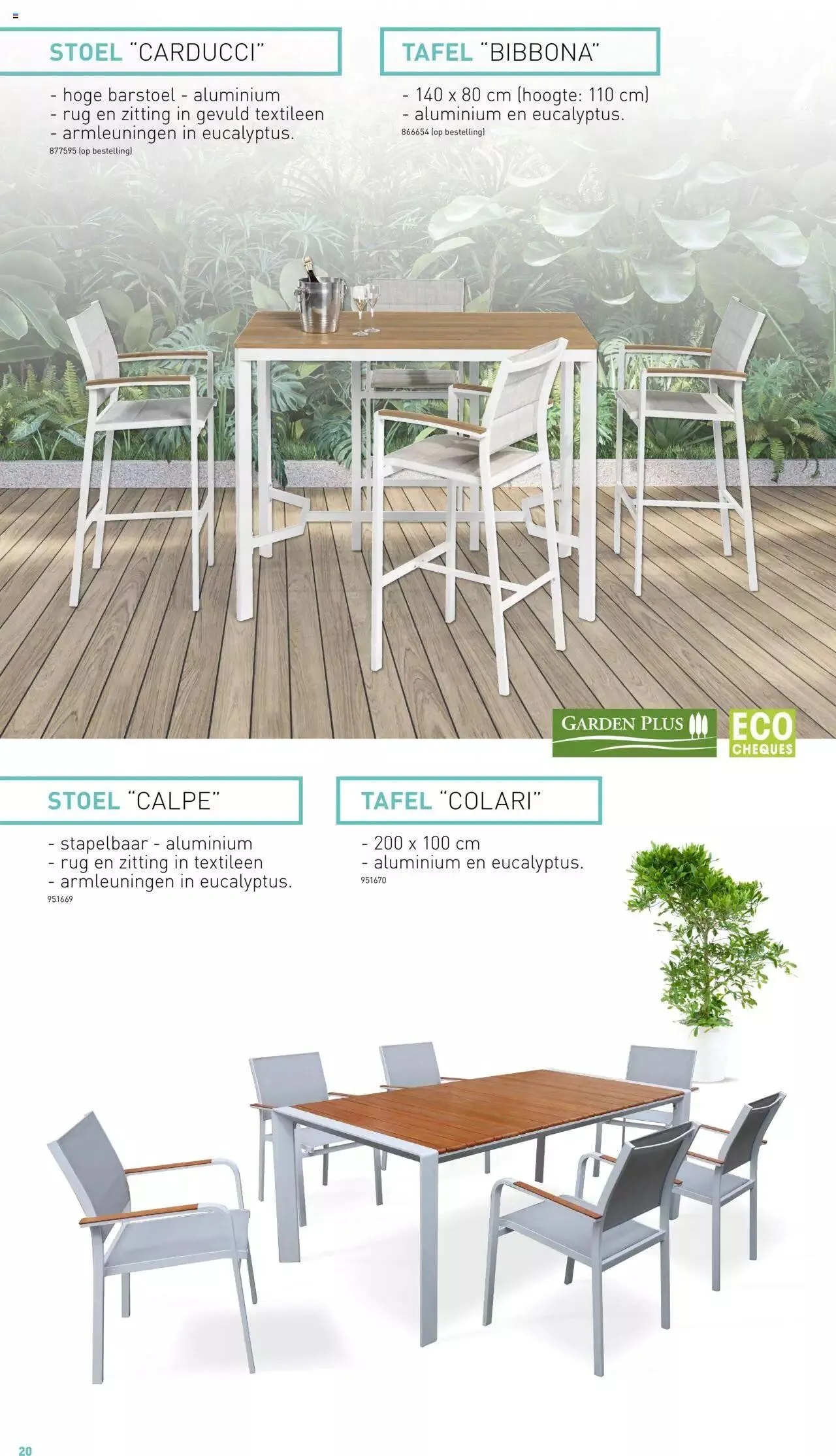 Hubo - Tuinmeubelen Special 2023 van 30 juni tot 31 december 2023 - folder pagina 20