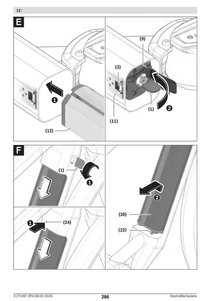 Electric Bike Manual van 12 februari tot 12 augustus 2025 - folder pagina 286