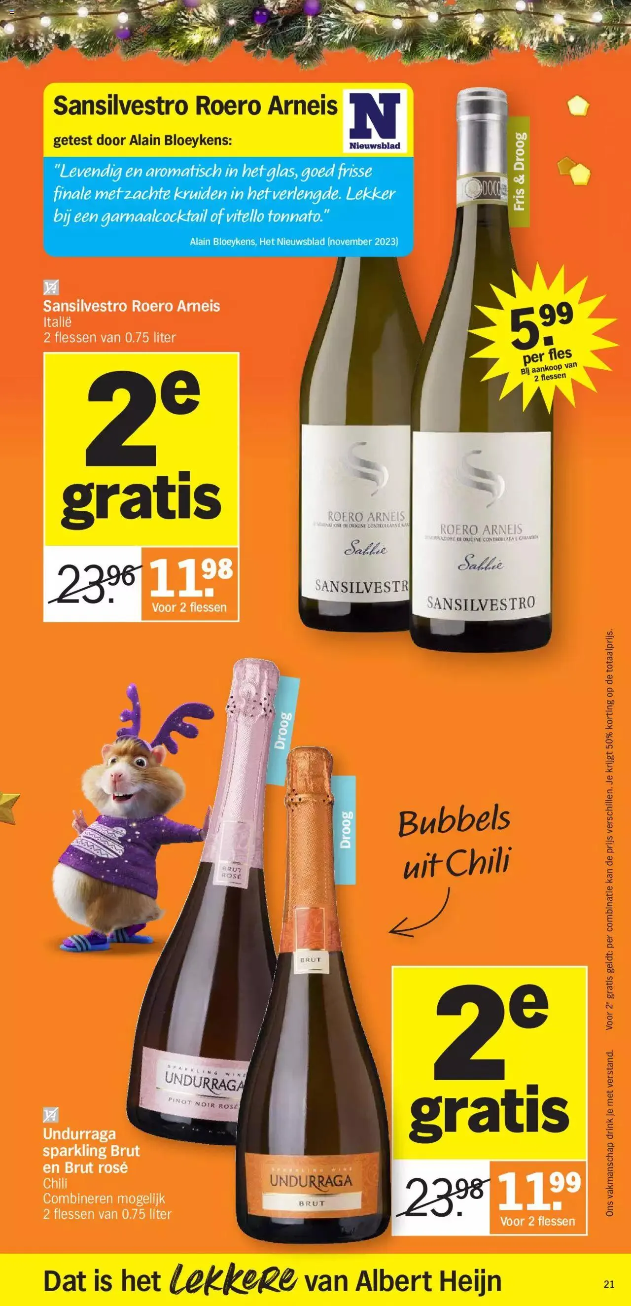 Albert Heijn folder week / de la semaine 50 van 17 december tot 31 december 2023 - folder pagina 21