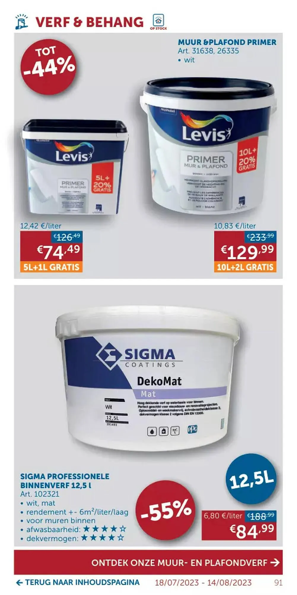 Zelfbouwmarkt folder van 18 juli tot 14 augustus 2023 - folder pagina 91