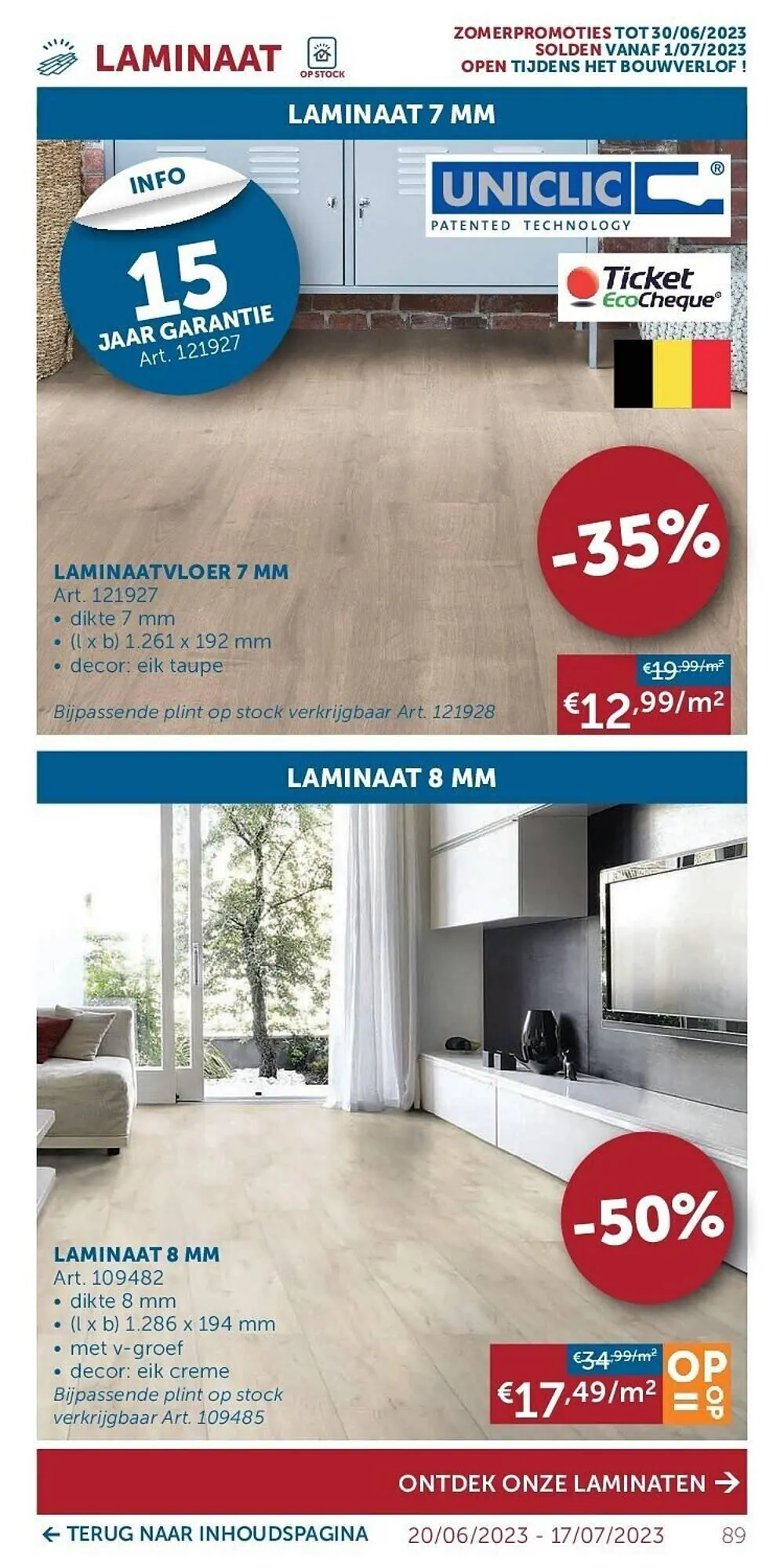 Zelfbouwmarkt folder van 20 juni tot 17 juli 2023 - folder pagina 89