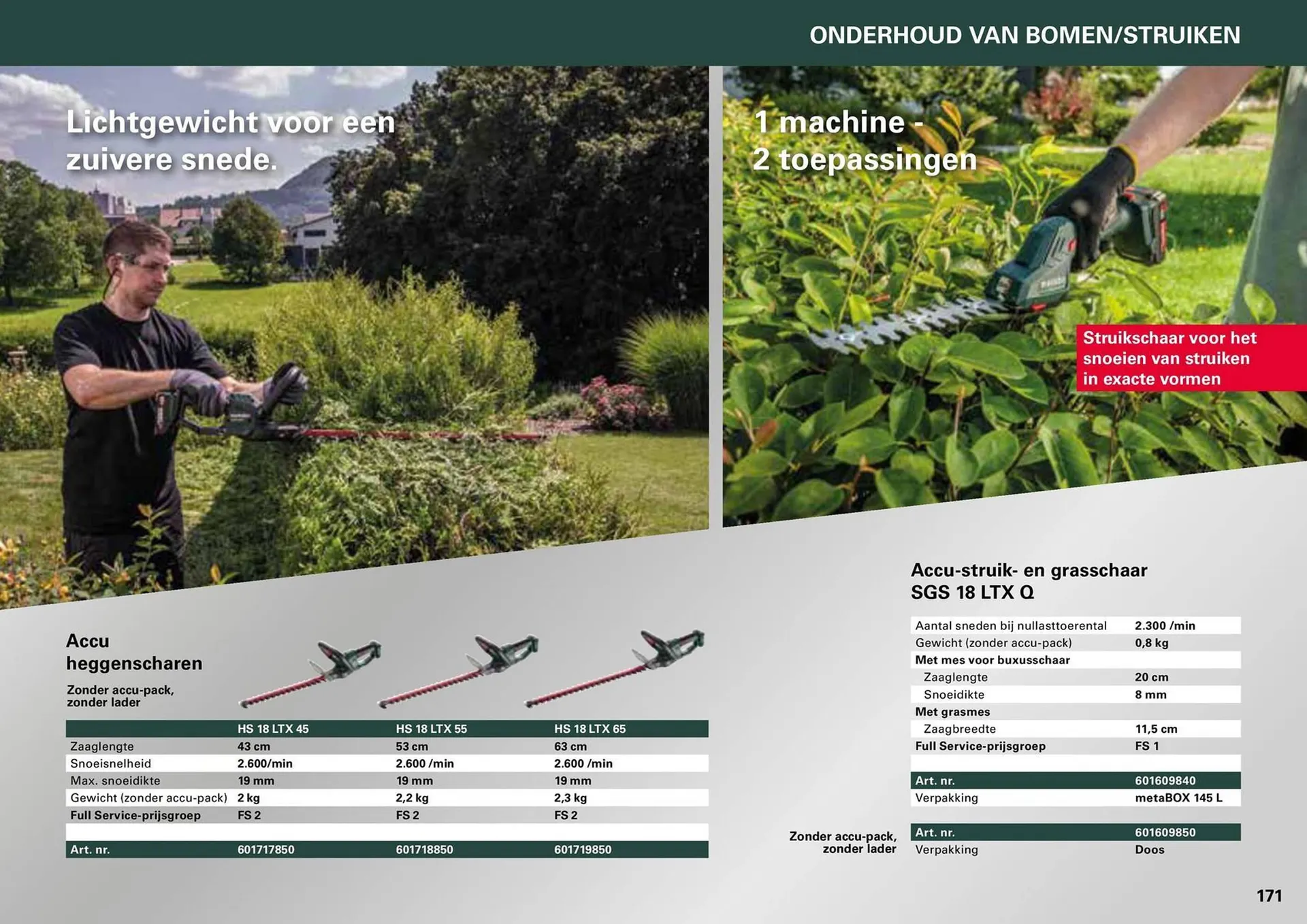 Metabo folder van 7 maart tot 31 december 2024 - folder pagina 171