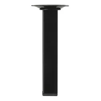 Duraline meubelpoot vierkant zwart 2,5x2,5x15 cm