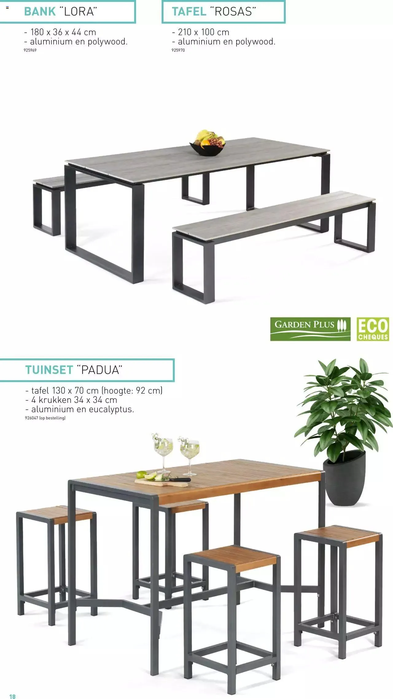 Hubo - Tuinmeubelen Special 2023 van 30 juni tot 31 december 2023 - folder pagina 18