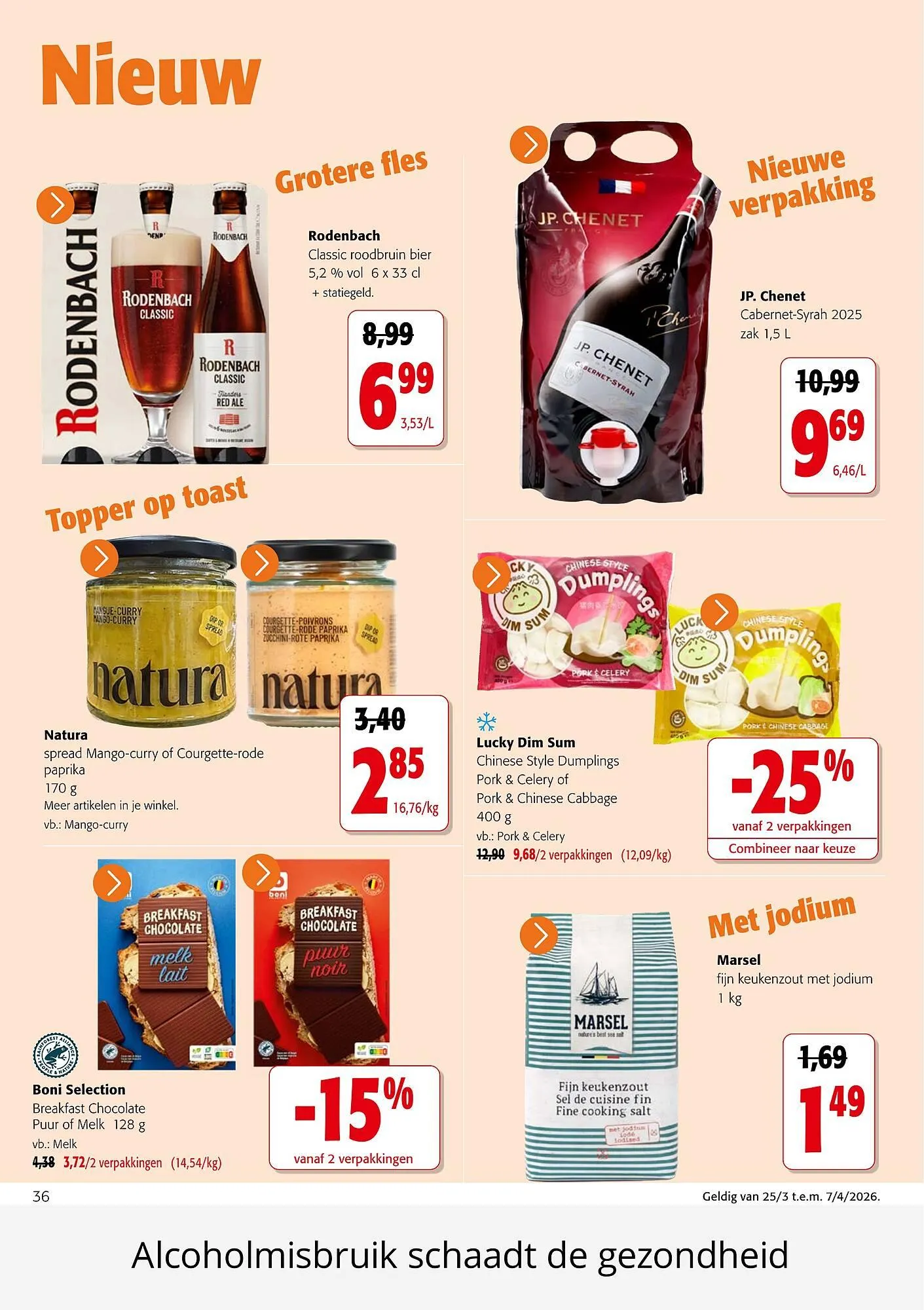 Colruyt folder van 25 maart tot 7 april 2026 - folder pagina 36